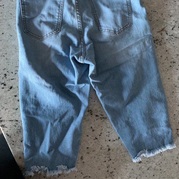 Highwaisted Fashion Nova Sailor Ripped Shorts - Picture 5 of 6